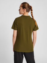 hummel Women's Red Stretch Polo-6