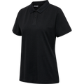 hummel Women's Red Stretch Polo-1