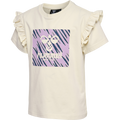 hummel Youth Flowy Ruffle Short Sleeve T-Shirt-1