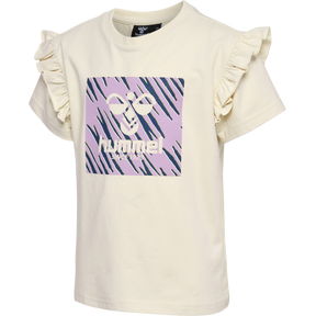 hummel Youth Flowy Ruffle Short Sleeve T-Shirt-1