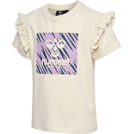 hummel Youth Flowy Ruffle Short Sleeve T-Shirt-1