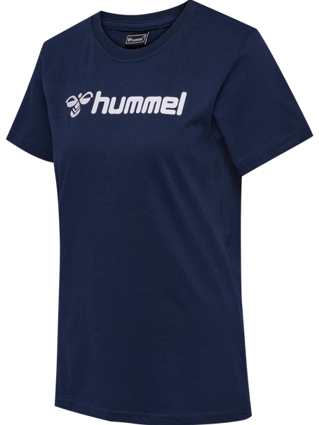 hummel Women's Mover Cotton Short Sleeve T-Shirt-1