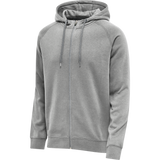 hummel Men's Red Classic Zip Hoodie-1