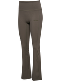 hummel Women's Prima Rib Straight Leg High Waist Tights-1