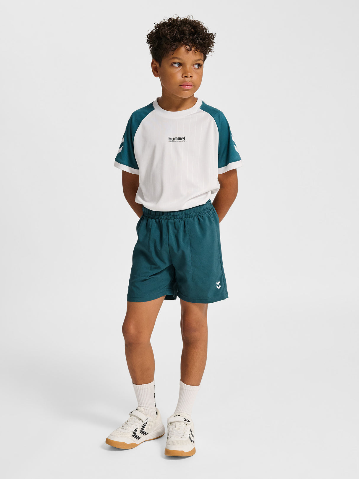 hummel Youth Pulse Workout Shorts-5