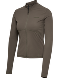 hummel Women's Prima Rib Zip Blouse-1
