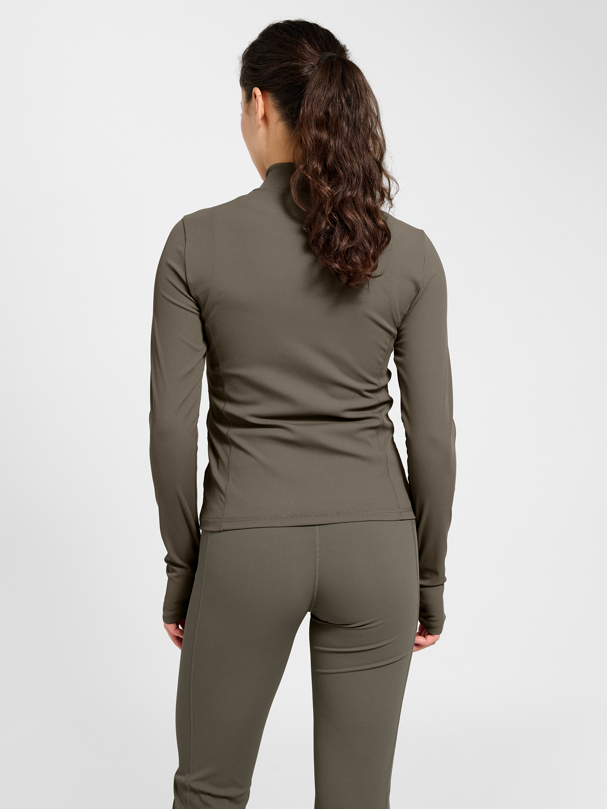hummel Women's Prima Rib Zip Blouse-4
