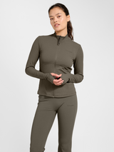 hummel Women's Prima Rib Zip Blouse-5