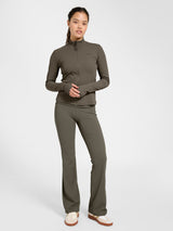 hummel Women's Prima Rib Zip Blouse-6
