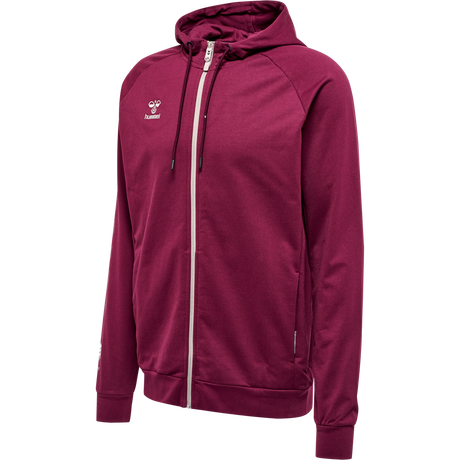 hummel Men's Move Grid Cotton Zip Hoodie-1