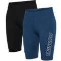 hummel Women's Training Essentials Maja 2-Pack Mid Waist Tight Shorts-1
