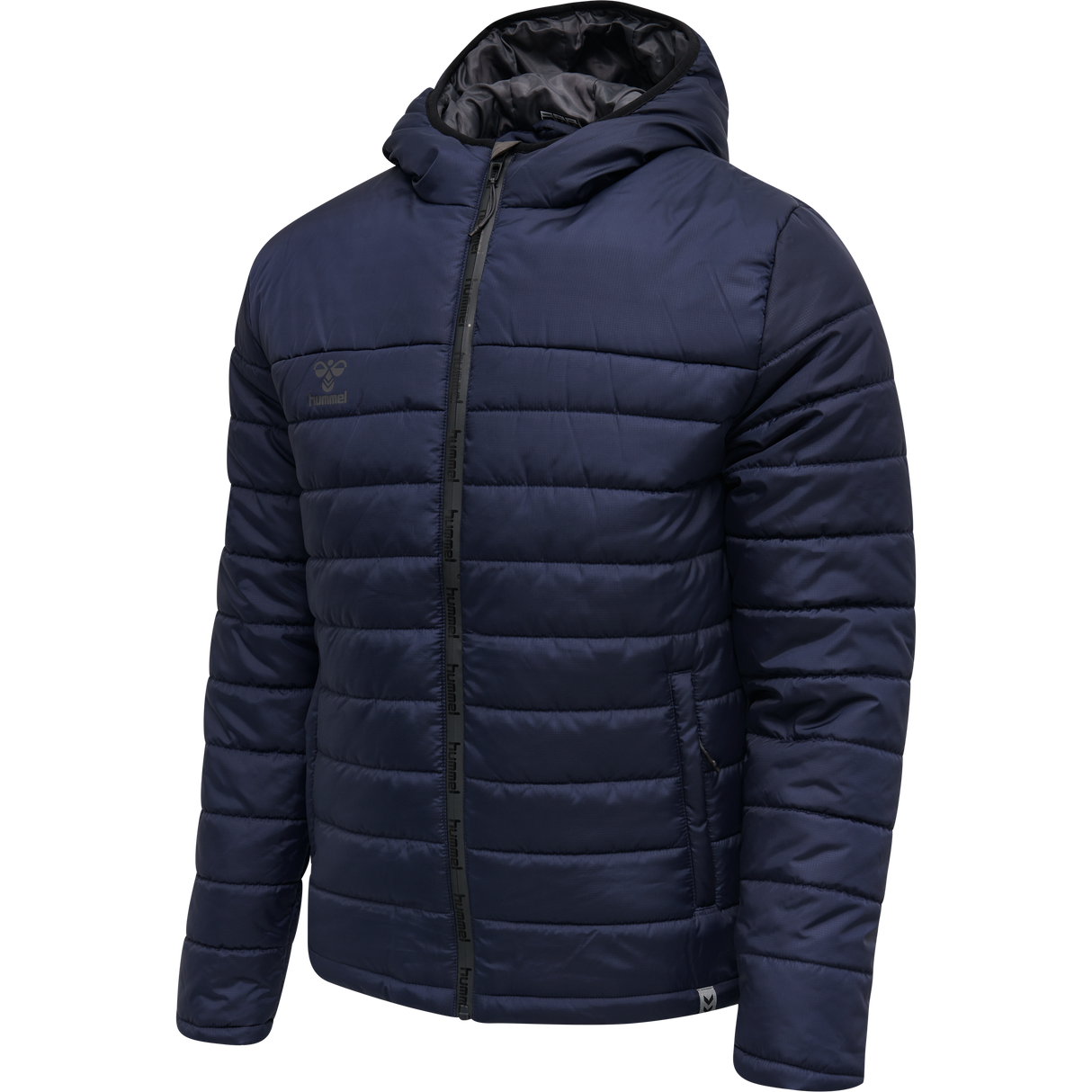 hummel Men's North Quilted Hood Jacket-1