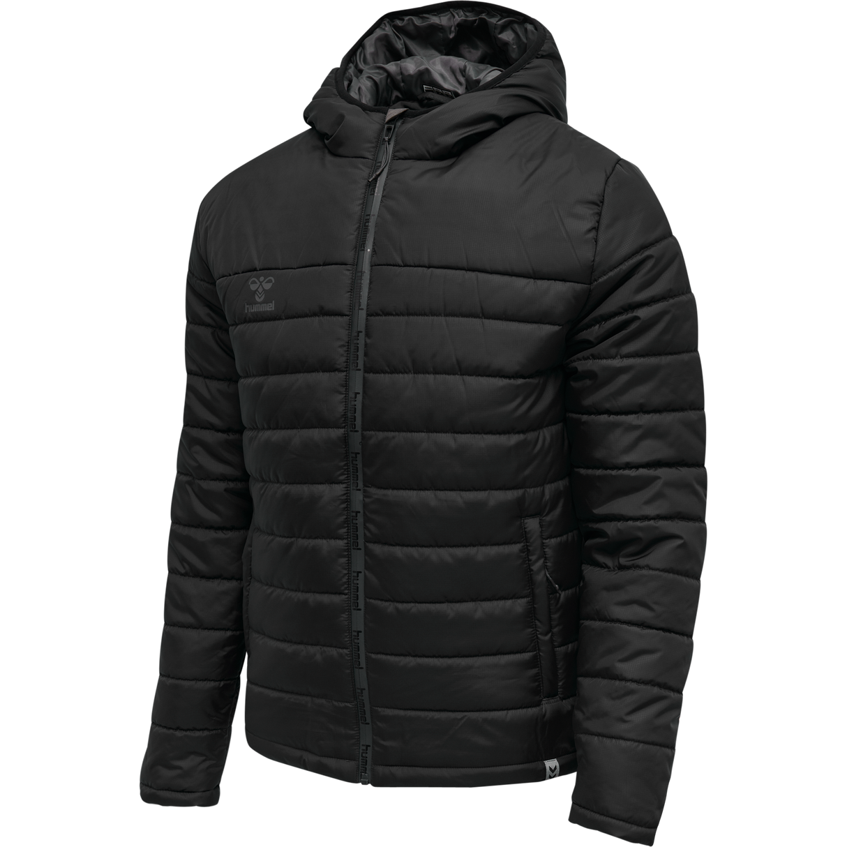 hummel Men's North Quilted Hood Jacket-1