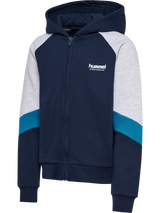 hummel Youth Loose Blocked Zip Hoodie-1