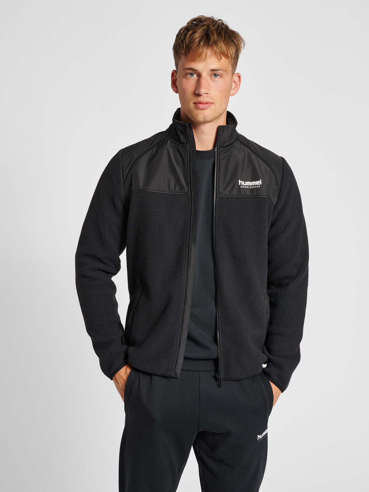 hummel Men's Legacy Charley Fleece Jacket-5