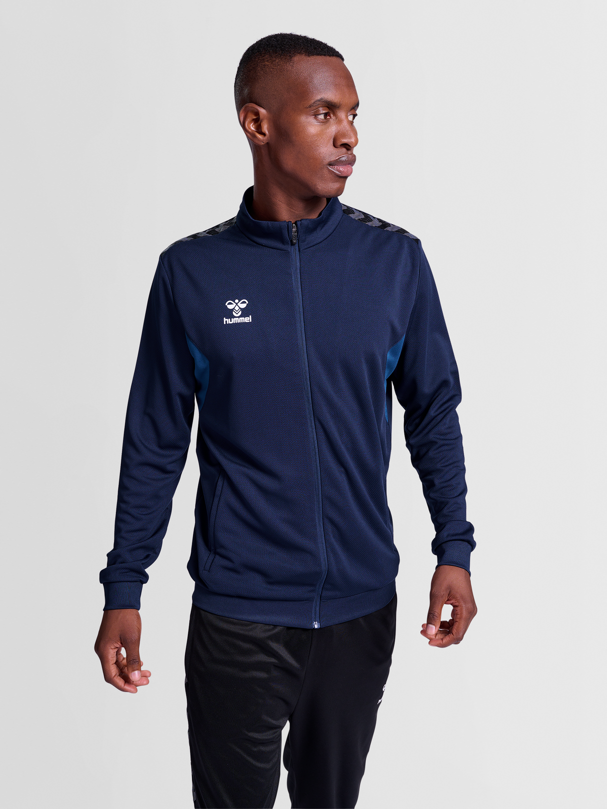 hummel Men's Authentic Polyester Zip Jacket-5