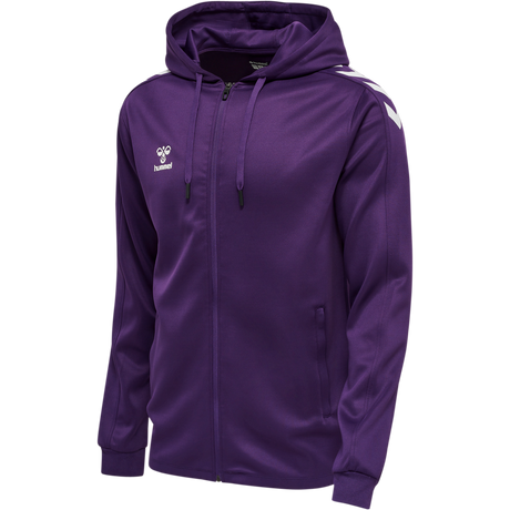 hummel Unisex Core XK Poly Zip Hood Sweatshirt-1
