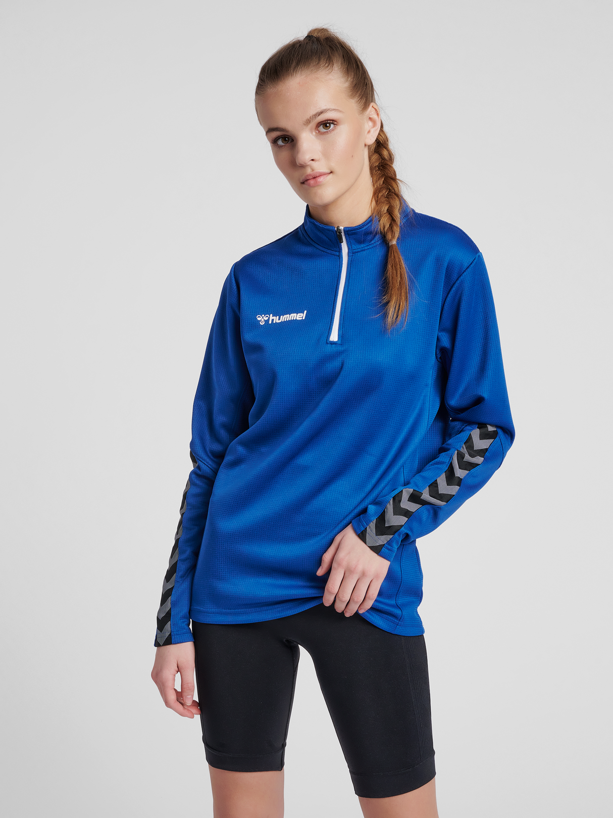 hummel Women's Authentic Half Zip Sweatshirt-4