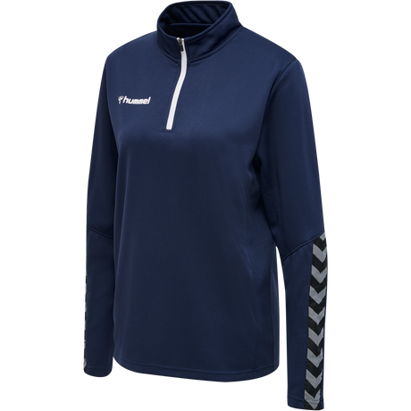 hummel Women's Authentic Half Zip Sweatshirt-1