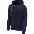 hummel Unisex Core XK Poly Zip Hood Sweatshirt-1