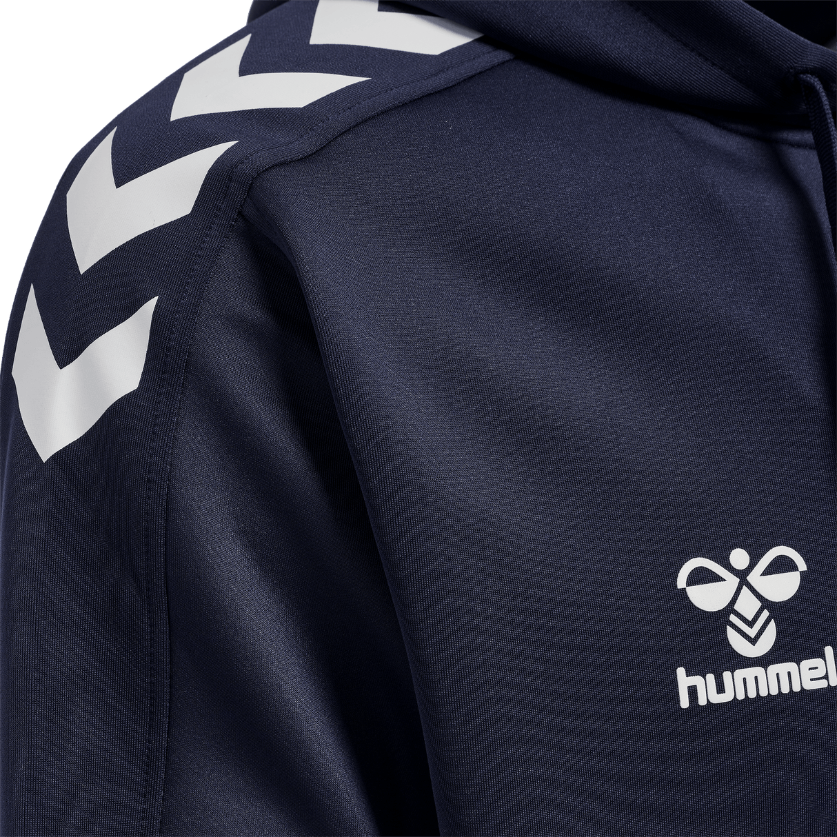 hummel Unisex Core XK Poly Zip Hood Sweatshirt-3