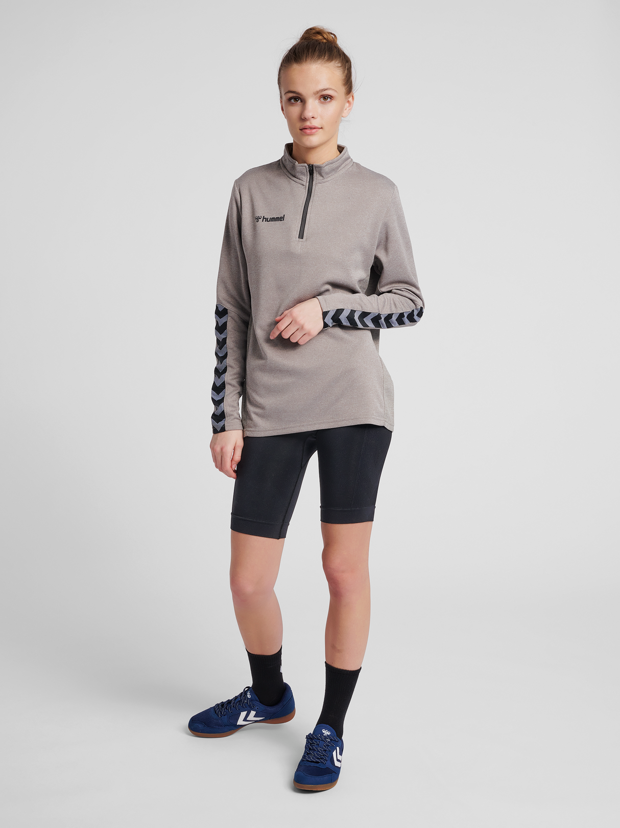 hummel Women's Authentic Half Zip Sweatshirt-3