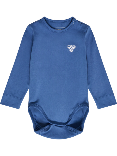 hummel Youth Mini Bee Solid Bodysuit Long Sleeve-1