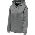 hummel Women's Core XK Poly Zip Hood Sweatshirt-1