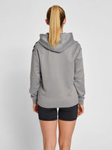 hummel Women's Core XK Poly Zip Hood Sweatshirt-6