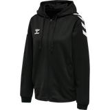 hummel Women's Core XK Poly Zip Hood Sweatshirt-1
