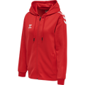 hummel Women's Core XK Poly Zip Hood Sweatshirt-1