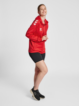 hummel Women's Core XK Poly Zip Hood Sweatshirt-4