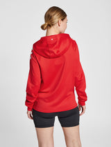 hummel Women's Core XK Poly Zip Hood Sweatshirt-6