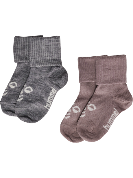 hummel Youth Mini Wool 2-Pack Socks-1