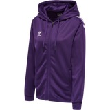 hummel Women's Core XK Poly Zip Hood Sweatshirt-1