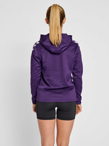 hummel Women's Core XK Poly Zip Hood Sweatshirt-6