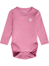 hummel Youth Mini Bee Solid Bodysuit Long Sleeve-1