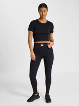 hummel Women's Pulse Seamless Rib Short Sleeve T-Shirt-6