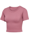 hummel Women's Pulse Seamless Rib Short Sleeve T-Shirt-1
