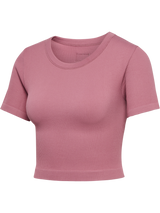 hummel Women's Pulse Seamless Rib Short Sleeve T-Shirt-1