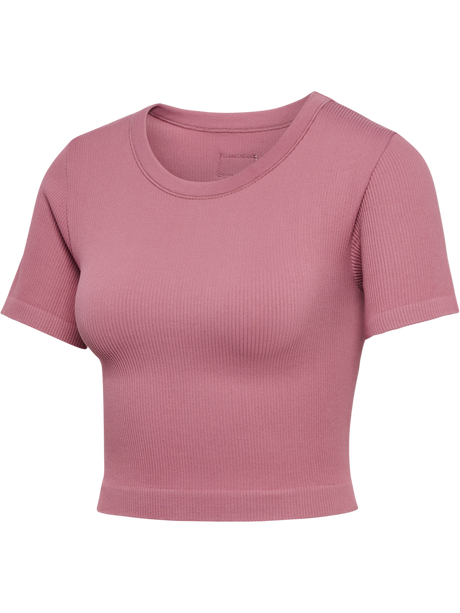 hummel Women's Pulse Seamless Rib Short Sleeve T-Shirt-1