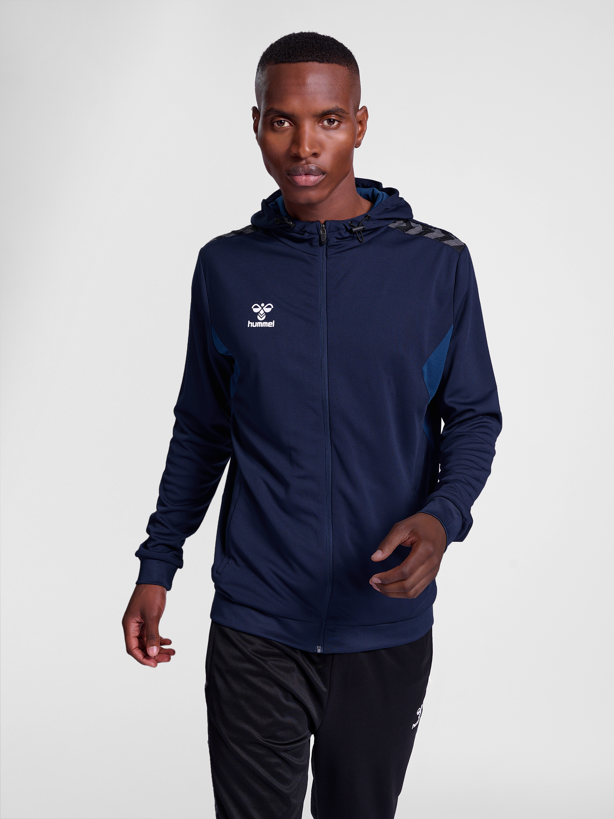 hummel Men's Authentic Polyester Zip Hoodie-6