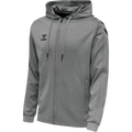 hummel Unisex Core XK Poly Zip Hood Sweatshirt-1