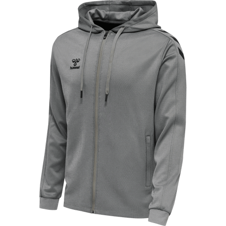 hummel Unisex Core XK Poly Zip Hood Sweatshirt-1