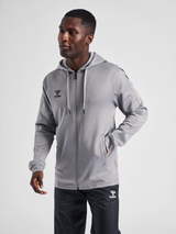 hummel Unisex Core XK Poly Zip Hood Sweatshirt-5