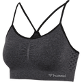 hummel Women's Ci Seamless Scrunch Sports Bra-1