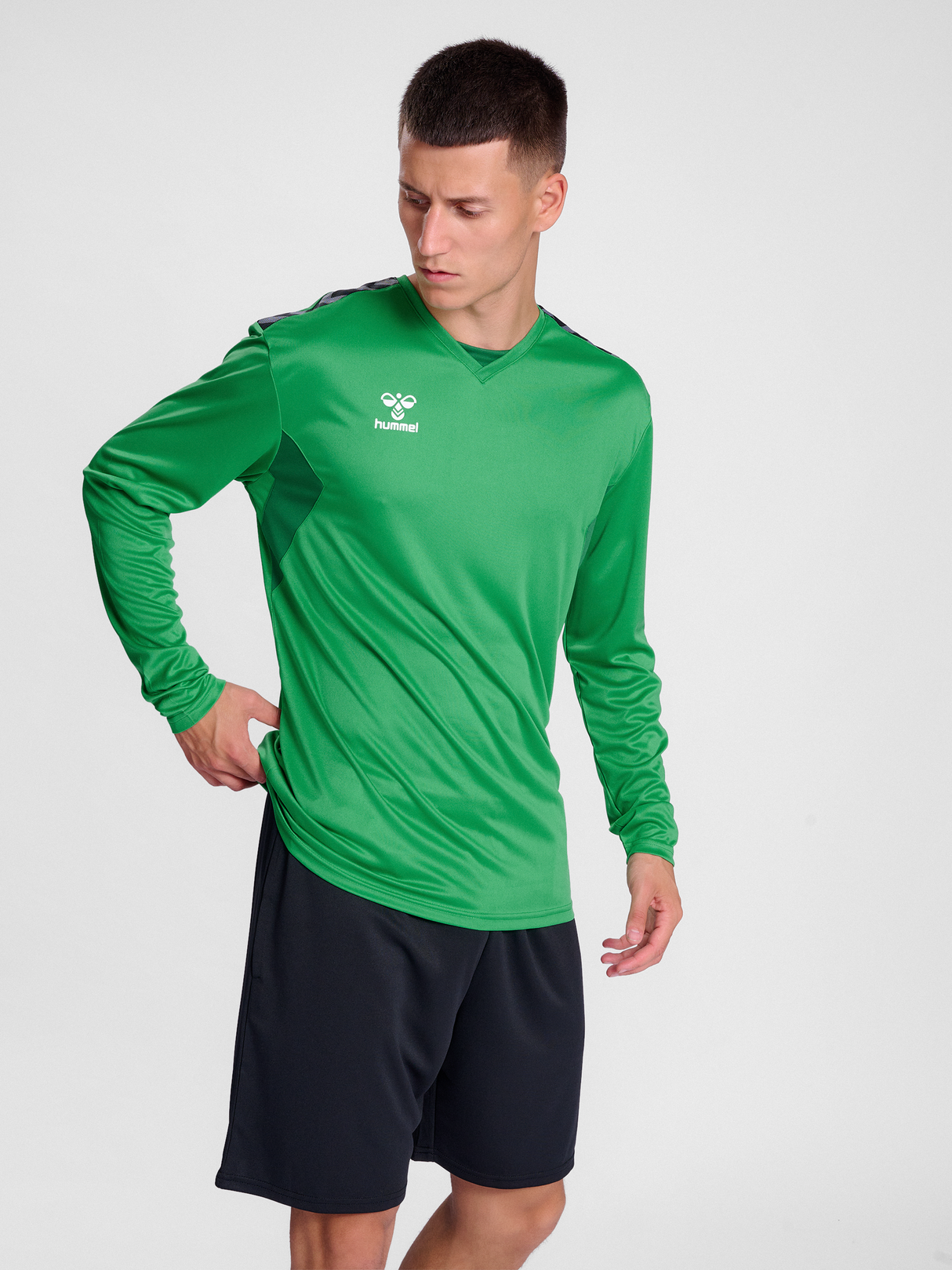 hummel Men's Authentic Polyester Long Sleeve Jersey-5