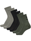 hummel Unisex Chevron 6-Pack Socks-1