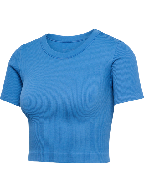 hummel Women's Pulse Seamless Rib Short Sleeve T-Shirt-1