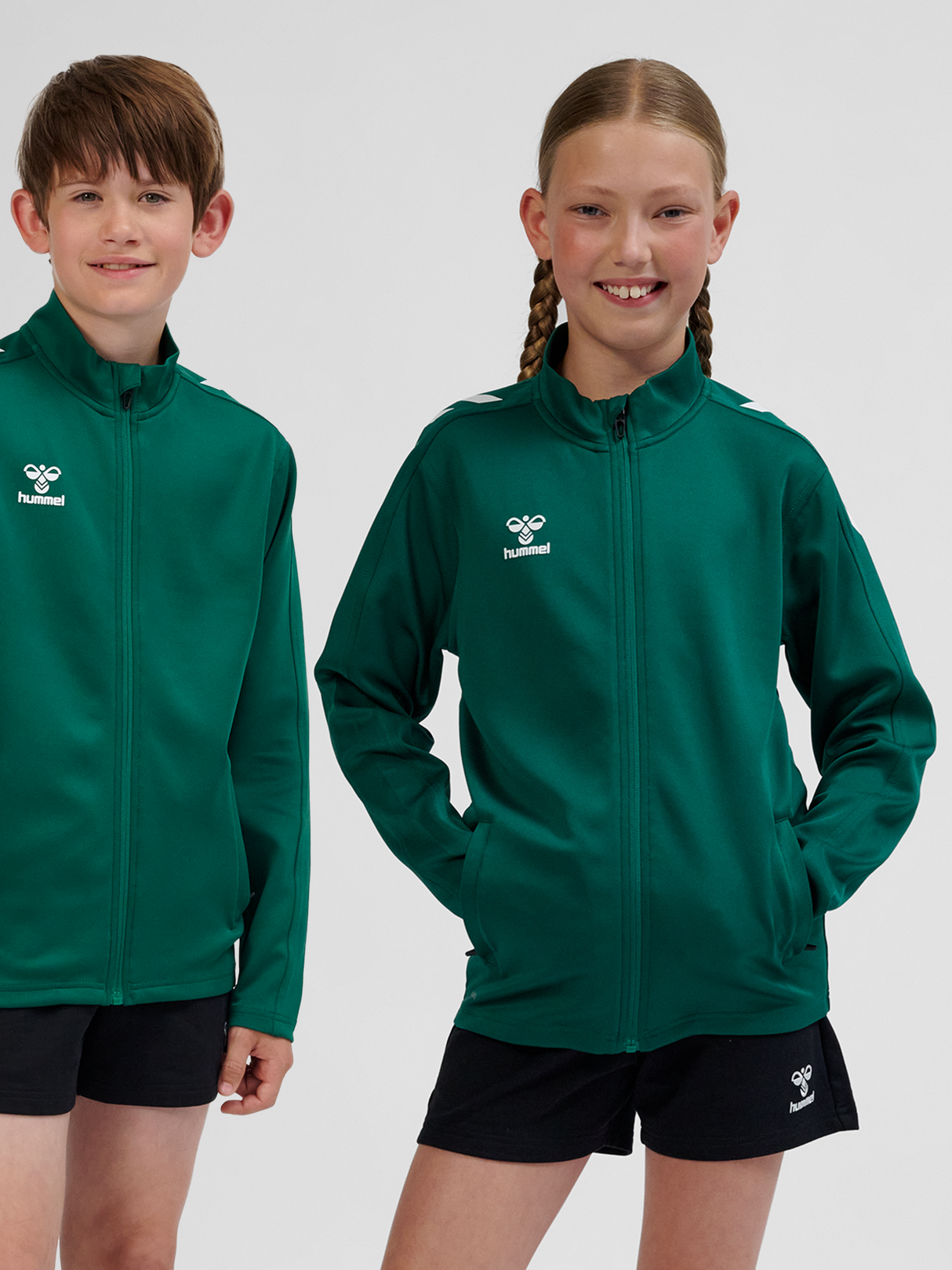 hummel Youth Core XK Poly Zip Sweatshirt-6